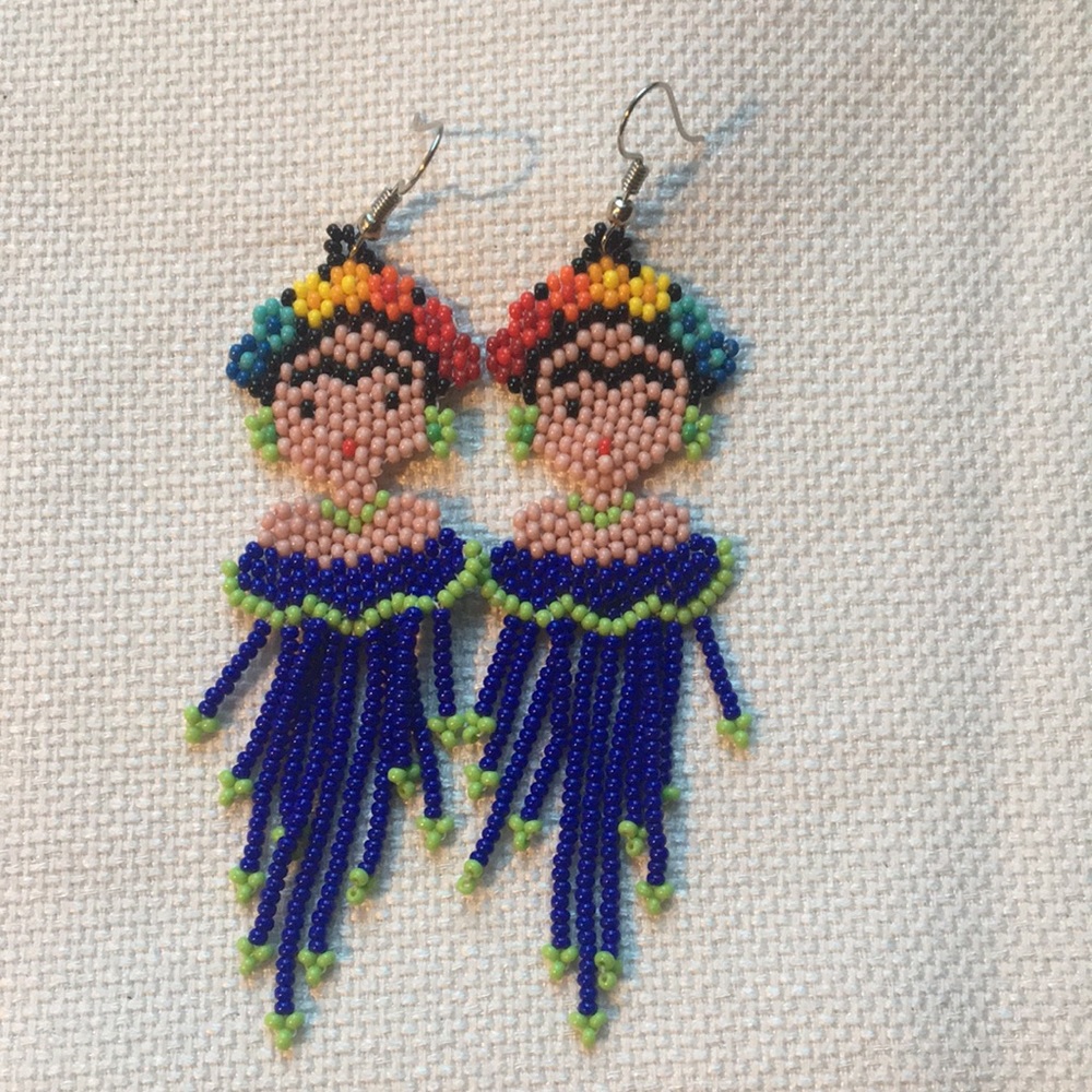NWOT Mexican Frida Kahlo Earrings